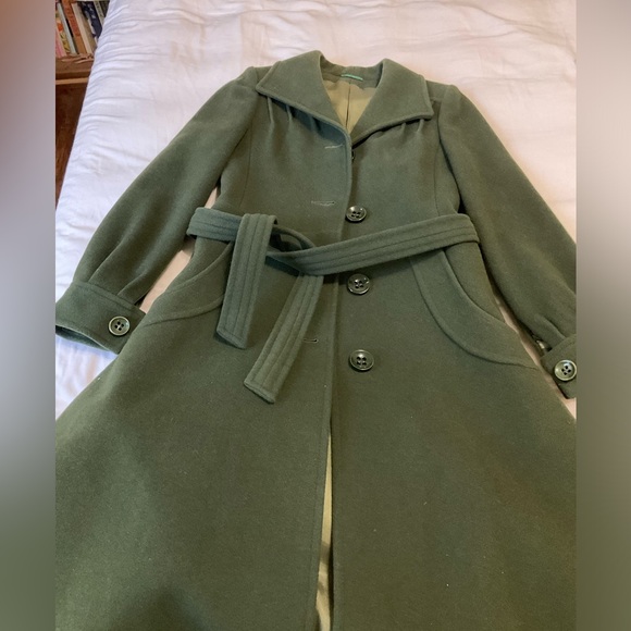 Vintage thick wool coat size xs good used condition - Picture 9 of 9